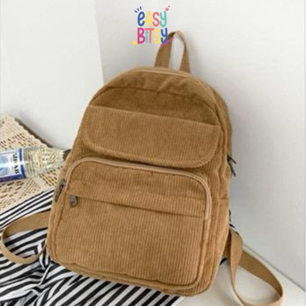 Easy Bitsy Tas Ransel Dewasa Korea Polos - Gabble Tidak ada merek
