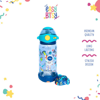 Easybitsy Botol Minum Water Bottle 650ML Anak Laki-Laki PAUD-SD Astronot, Dino, Monster, Shark, Soccer - Bunny
