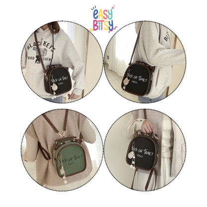 EasyBitsy Tas Ransel Korea Remaja Toick Or Traet Tidak ada merek