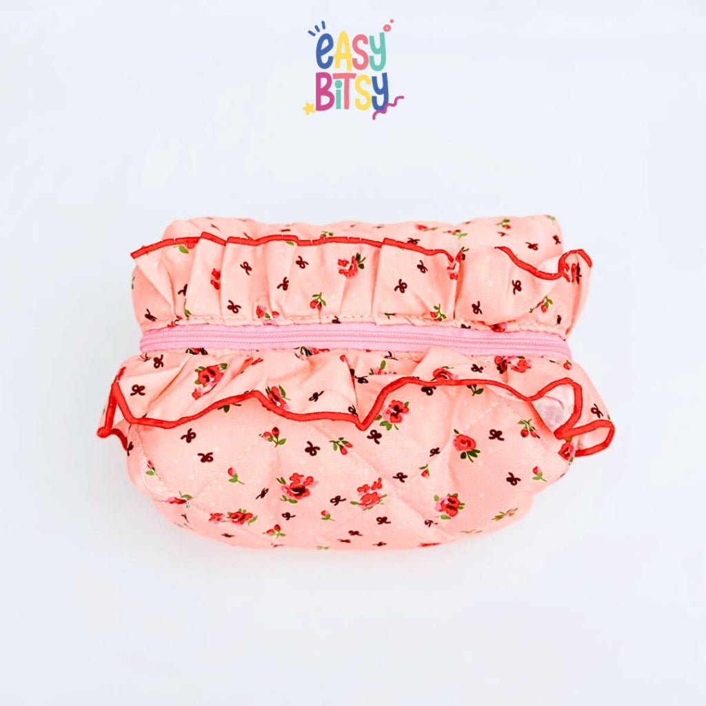 Easy Bitsy Pouch Korea Tempat Make Up Lucu - Cheerful Tidak ada merek