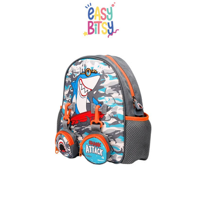 Easybitsy Tas Ransel Backpack Sekolah Anak Laki-Laki PAUD-TK Shark, Soccer, Dino - Ariel Tidak ada merek