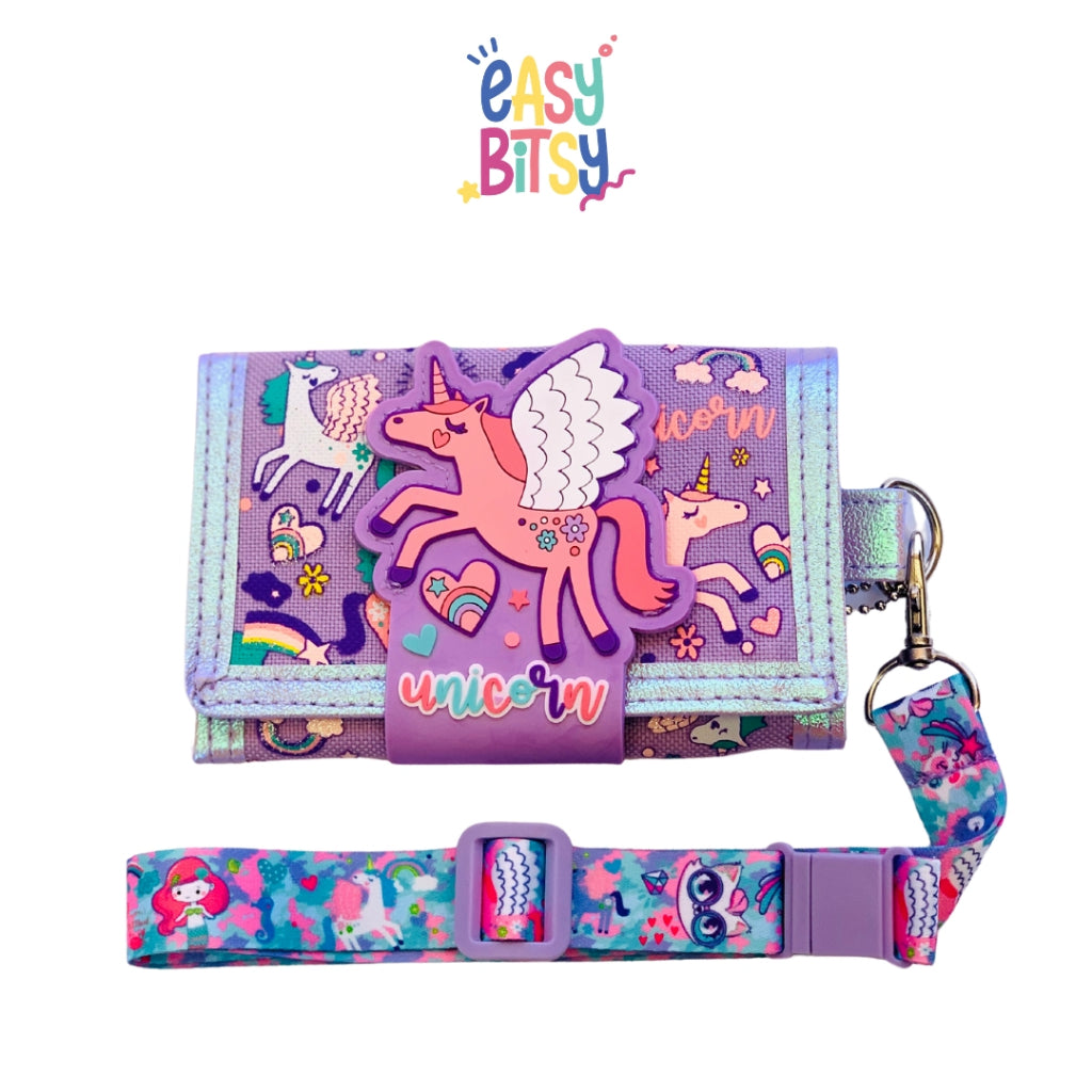 Easybitsy Dompet Mini Strap Wallet 3 Lipat Anak Laki-Laki Perempuan  PAUD-SD  - Raya Tidak ada merek
