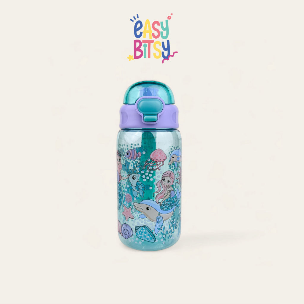 Easy Bitsy - Botol Minum Anak Laki-laki Perempuan Water Bottle 450ML - 680ML PAUD SD - George Tidak ada merek