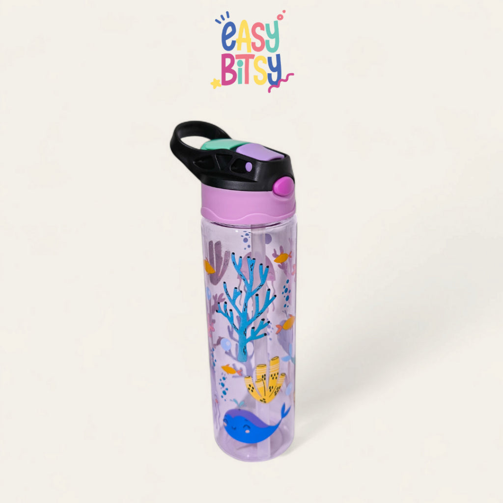Easy Bitsy - Botol Minum Anak Laki-laki Perempuan Water Bottle 450ML - 680ML PAUD SD - George Tidak ada merek