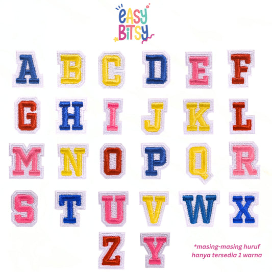 Easy Bitsy - Keychain Gantungan Tas Anak Custom Inisial Nama Tidak ada merek