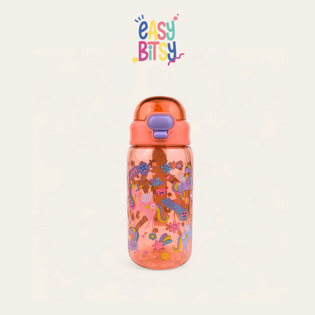 Easy Bitsy - Botol Minum Anak Laki-laki Perempuan Water Bottle 450ML - 680ML PAUD SD - George Tidak ada merek