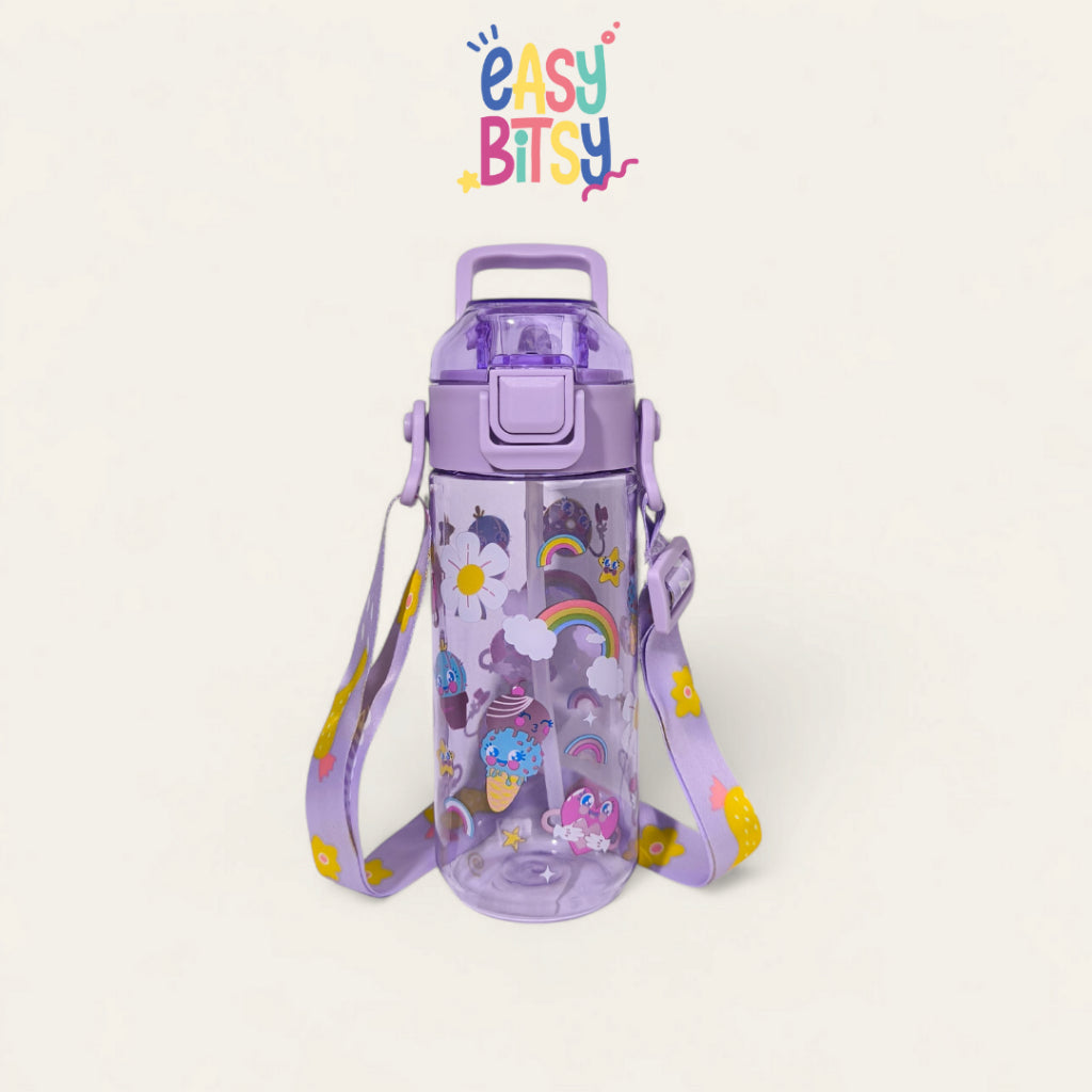 Easy Bitsy - Botol Minum Anak Laki-laki Perempuan Water Bottle 450ML - 680ML PAUD SD - George Tidak ada merek