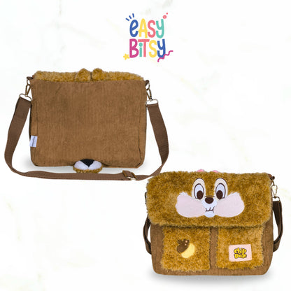 [ Easy Bitsy x Disney ] Chip N Dale Series Collection Sling Bag/Tote Bag/Hand Bag/Tas Ransel – Original Disney Series Tidak ada merek