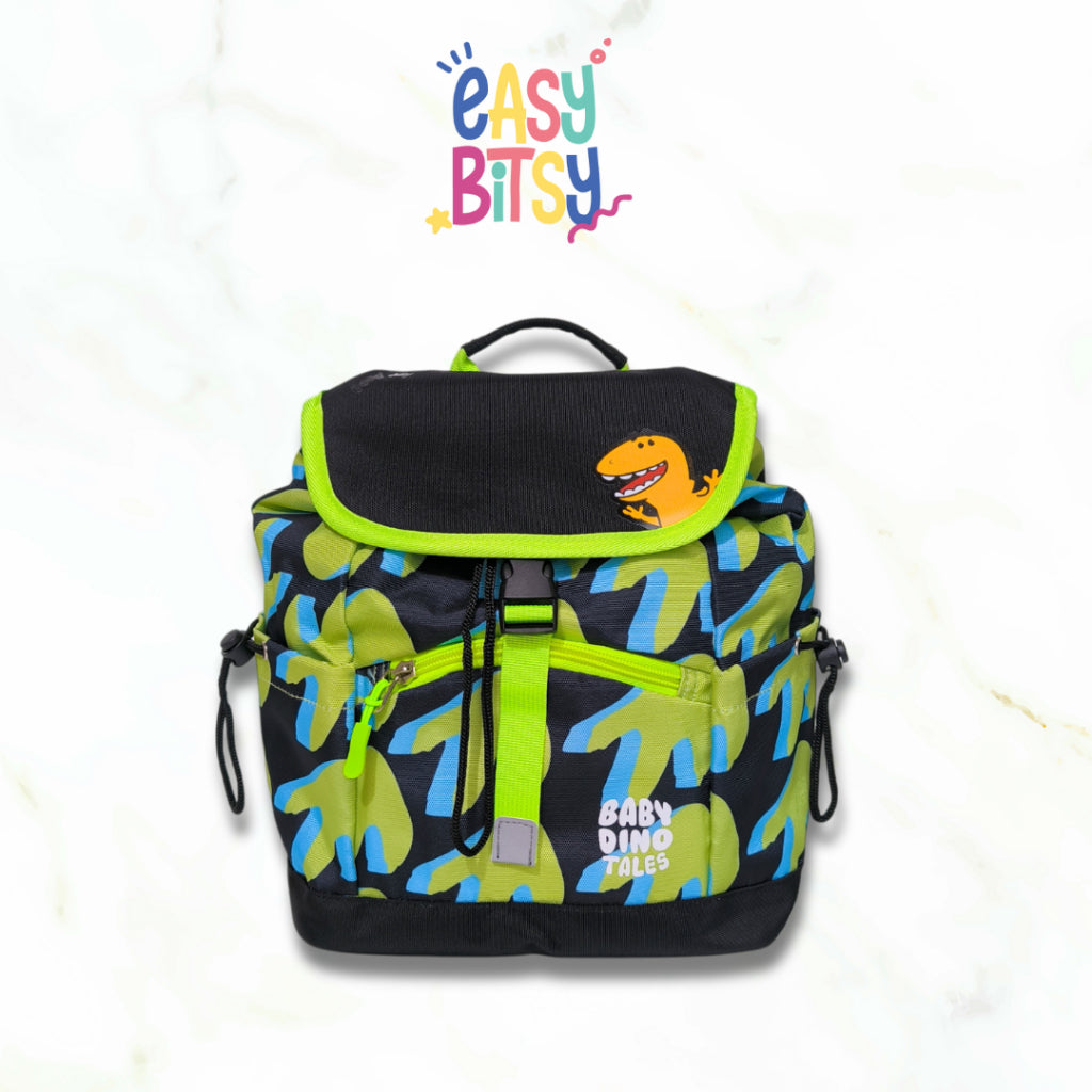 Easy Bitsy Tas Ransel Serut Backpack Anak Laki-Laki PAUD-TK - Dino Tales Tidak ada merek
