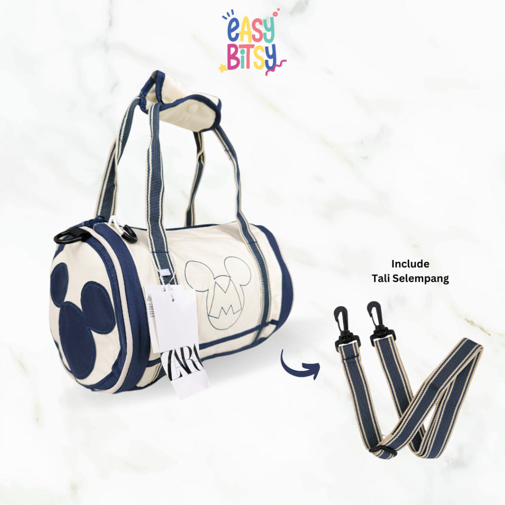 Easybitsy Tas Ransel Anak Laki-Laki Perempuan TK-SD Mickey Bowling Travel Bag - ZR Tidak ada merek