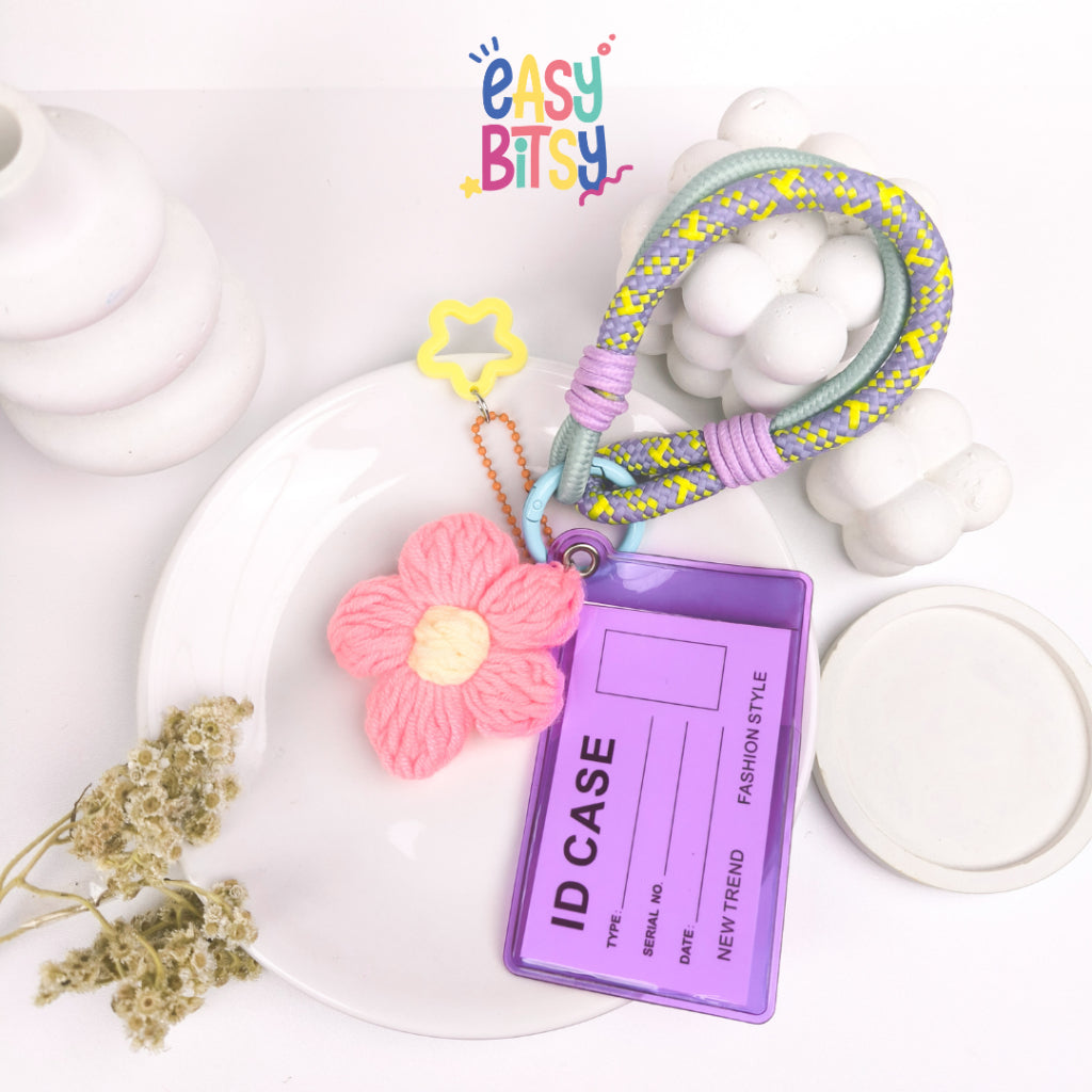 Easy Bitsy - Keychain Lanyard Korea Name Tag ID - Louis Card Bag Tidak ada merek