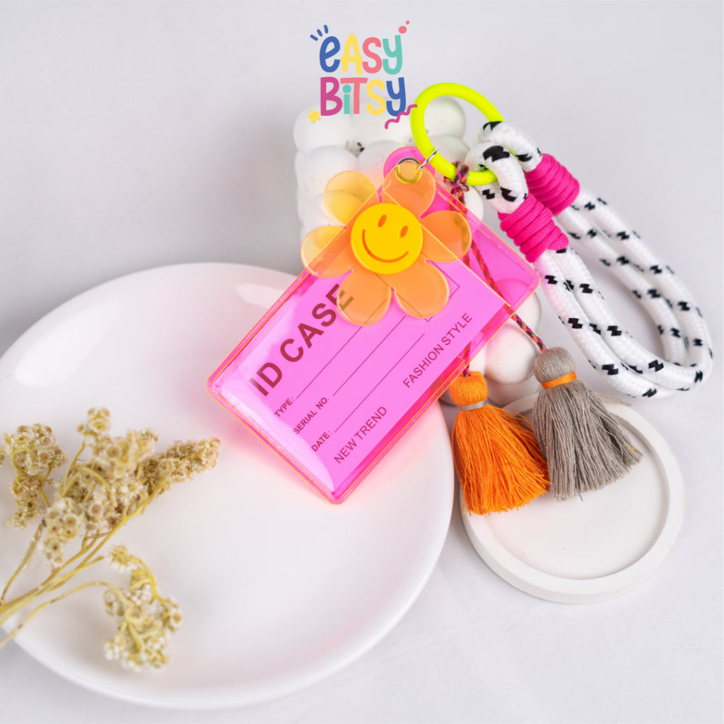 Easy Bitsy - Keychain Lanyard Korea Name Tag ID - Louis Card Bag Tidak ada merek
