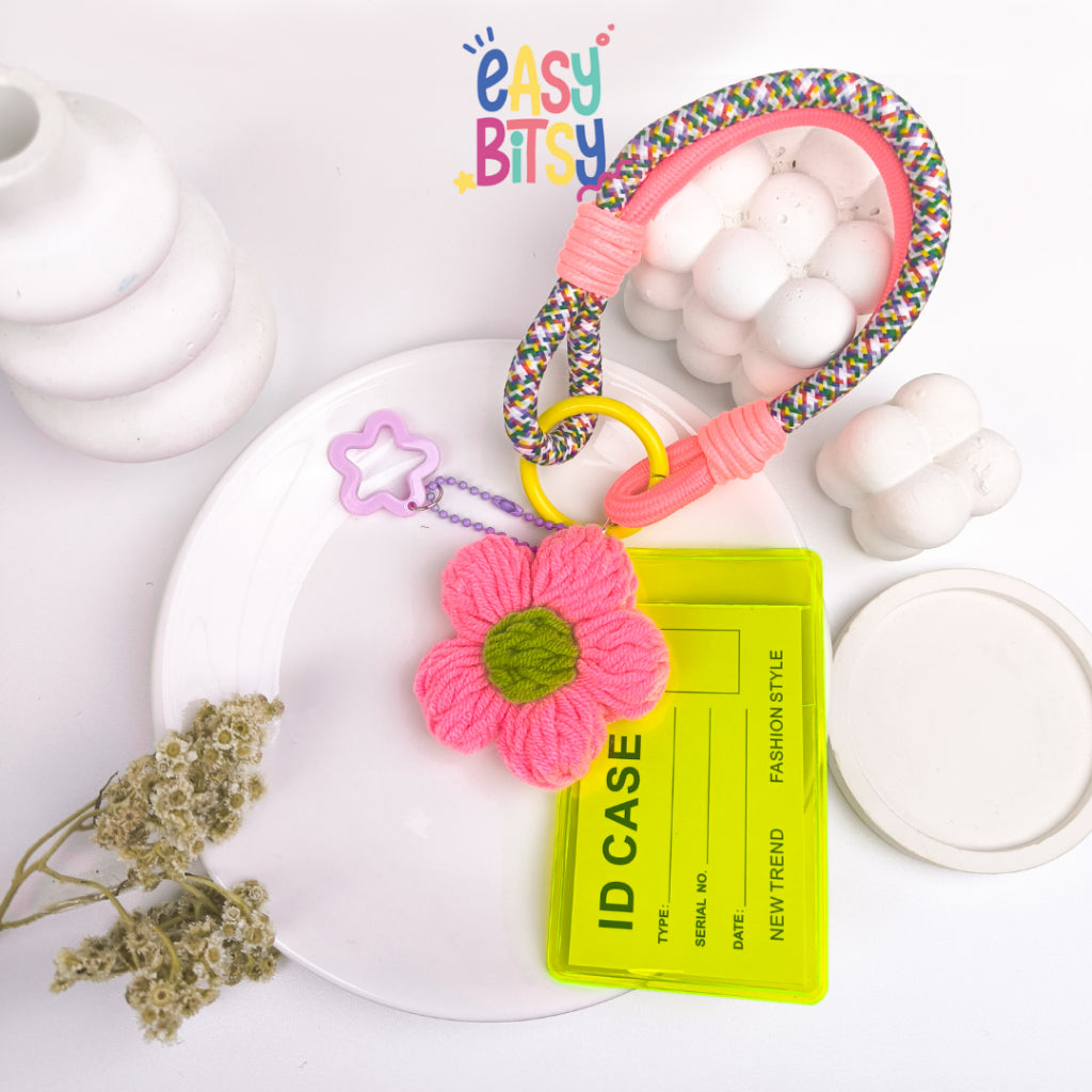 Easy Bitsy - Keychain Lanyard Korea Name Tag ID - Louis Card Bag Tidak ada merek