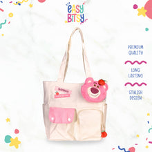[ Easy Bitsy x Disney ] Lotso Series Collection Sling Bag/Tote Bag/Hand Bag/Tas Ransel – Original Disney Series Nobrand