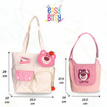 [ Easy Bitsy x Disney ] Lotso Series Collection Sling Bag/Tote Bag/Hand Bag/Tas Ransel – Original Disney Series Nobrand