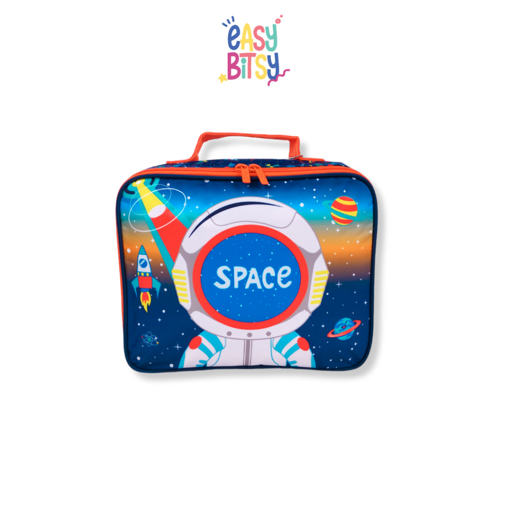 Easybitsy Tas Bekal Lunch Bag Box Single Tempat Makan Anak Laki-Laki  Perempuan TK - SD Astronot, Soccer, Cat, Unicorn - Coco Tidak ada merek