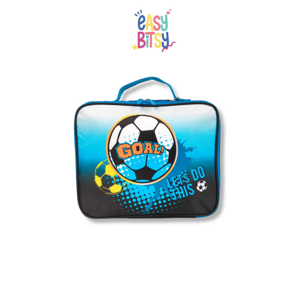 Easybitsy Tas Bekal Lunch Bag Box Single Tempat Makan Anak Laki-Laki  Perempuan TK - SD Astronot, Soccer, Cat, Unicorn - Coco Tidak ada merek