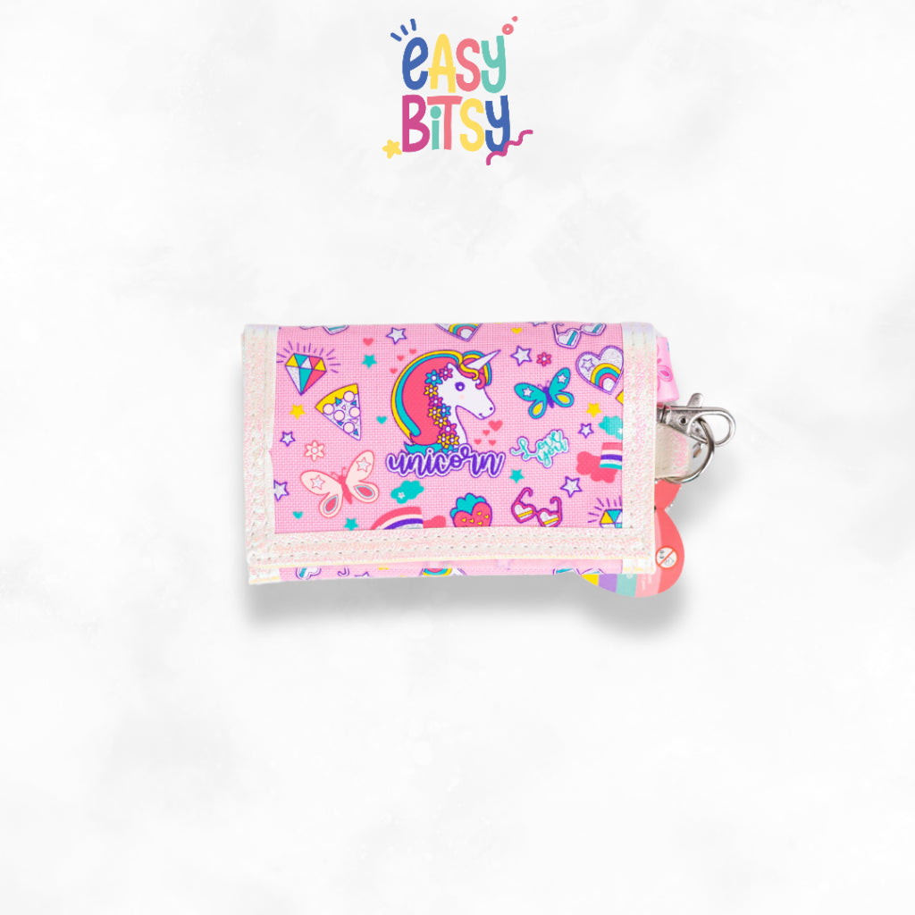 Easybitsy Dompet MIni Strap 3 Lipat NON 3D Characters Anak Perempuan PAUD-SD - Nina Tidak ada merek