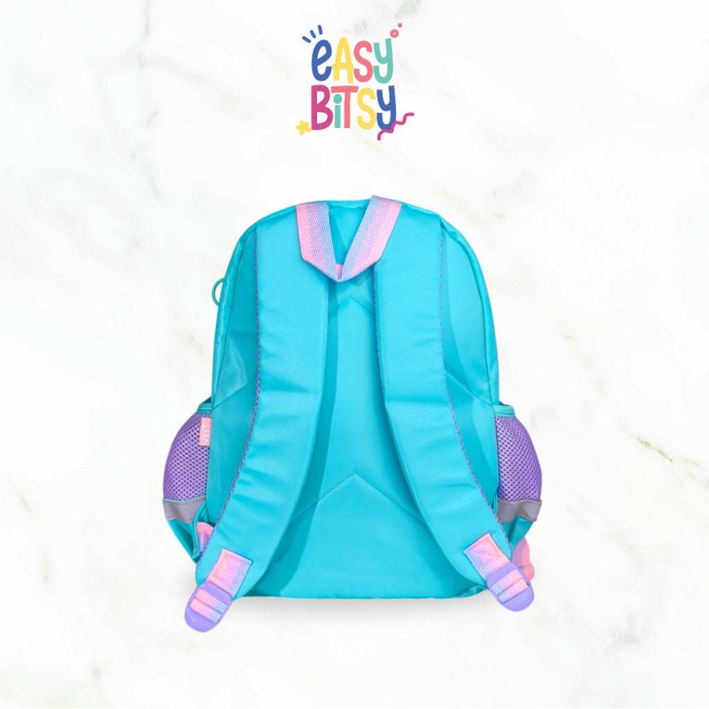 Easybitsy Tas Ransel Backpack Sekolah Anak Laki-Laki Perempuan TK-SD Soccer, Dino, Mermaid, Unicorn, Cat - Russel Name Tidak ada merek