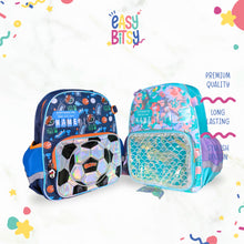 Easybitsy Tas Ransel Backpack Sekolah Anak Laki-Laki Perempuan TK-SD Soccer, Dino, Mermaid, Unicorn, Cat - Russel Name Tidak ada merek