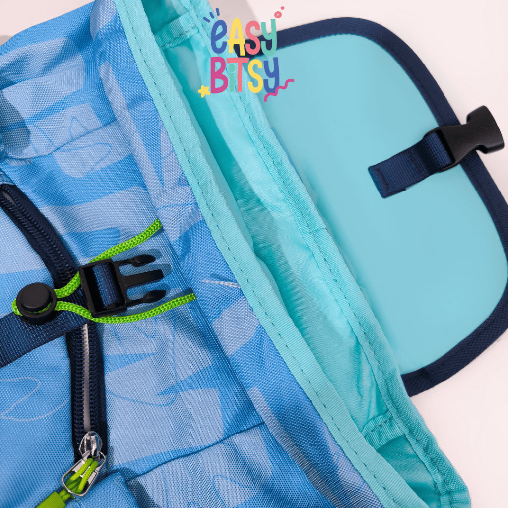 Easy Bitsy Tas Ransel Serut Backpack Anak Laki-Laki PAUD-TK - Dino Tales Tidak ada merek