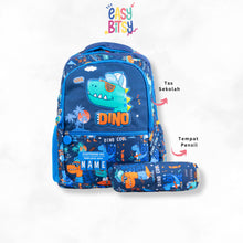Easybitsy Tas Ransel Backpack Sekolah 2in1 Anak Laki-Laki Perempuan  SD Dino, Soccer, Unicorn – Kiara Tidak ada merek