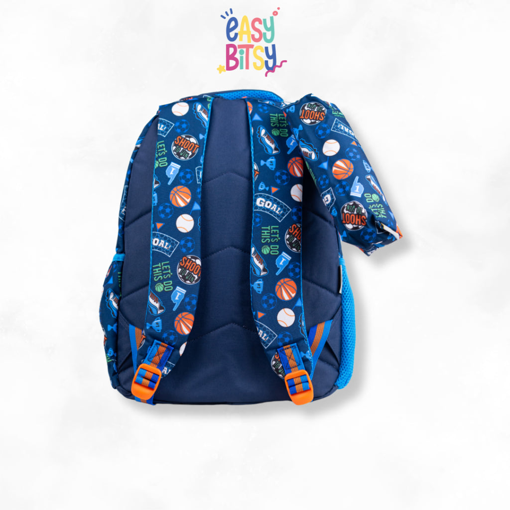 Easybitsy Tas Ransel Backpack Sekolah 2in1 Anak Laki-Laki Perempuan  SD Dino, Soccer, Unicorn – Kiara Tidak ada merek