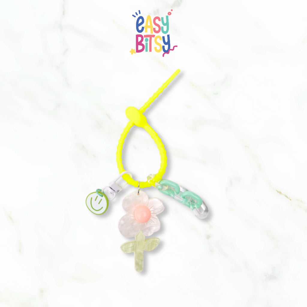 Easybitsy Gantungan Kunci Bag Charm Sun Flower Tidak ada merek