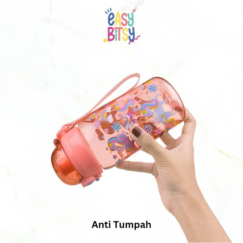 Easy Bitsy - Botol Minum Anak Laki-laki Perempuan Water Bottle 450ML - 680ML PAUD SD - George Tidak ada merek