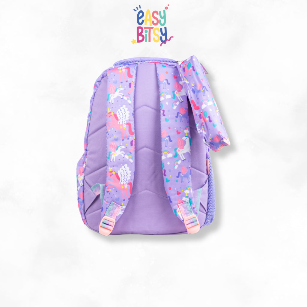 Easybitsy Tas Ransel Backpack Sekolah 2in1 Anak Laki-Laki Perempuan  SD Dino, Soccer, Unicorn – Kiara Tidak ada merek