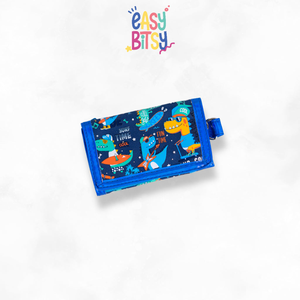 Easybitsy Dompet MIni Strap 3 Lipat NON 3D Characters Anak Laki-Laki PAUD-SD - Nino Tidak ada merek