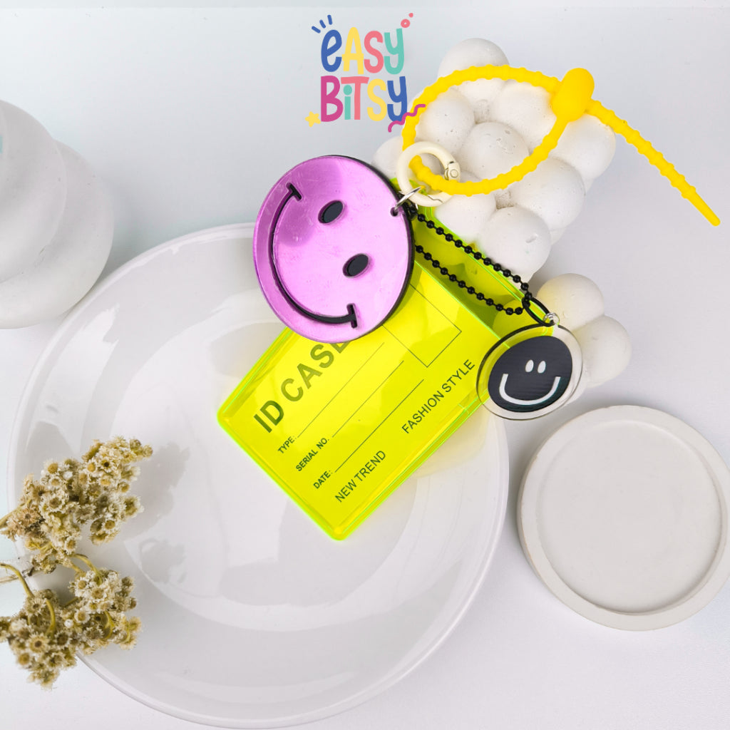 Easy Bitsy - Keychain Lanyard Korea Name Tag ID - Louis Card Bag Tidak ada merek