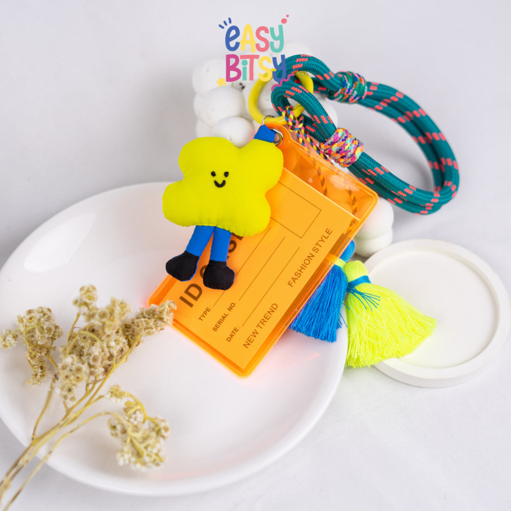 Easy Bitsy - Keychain Lanyard Korea Name Tag ID - Louis Card Bag Tidak ada merek