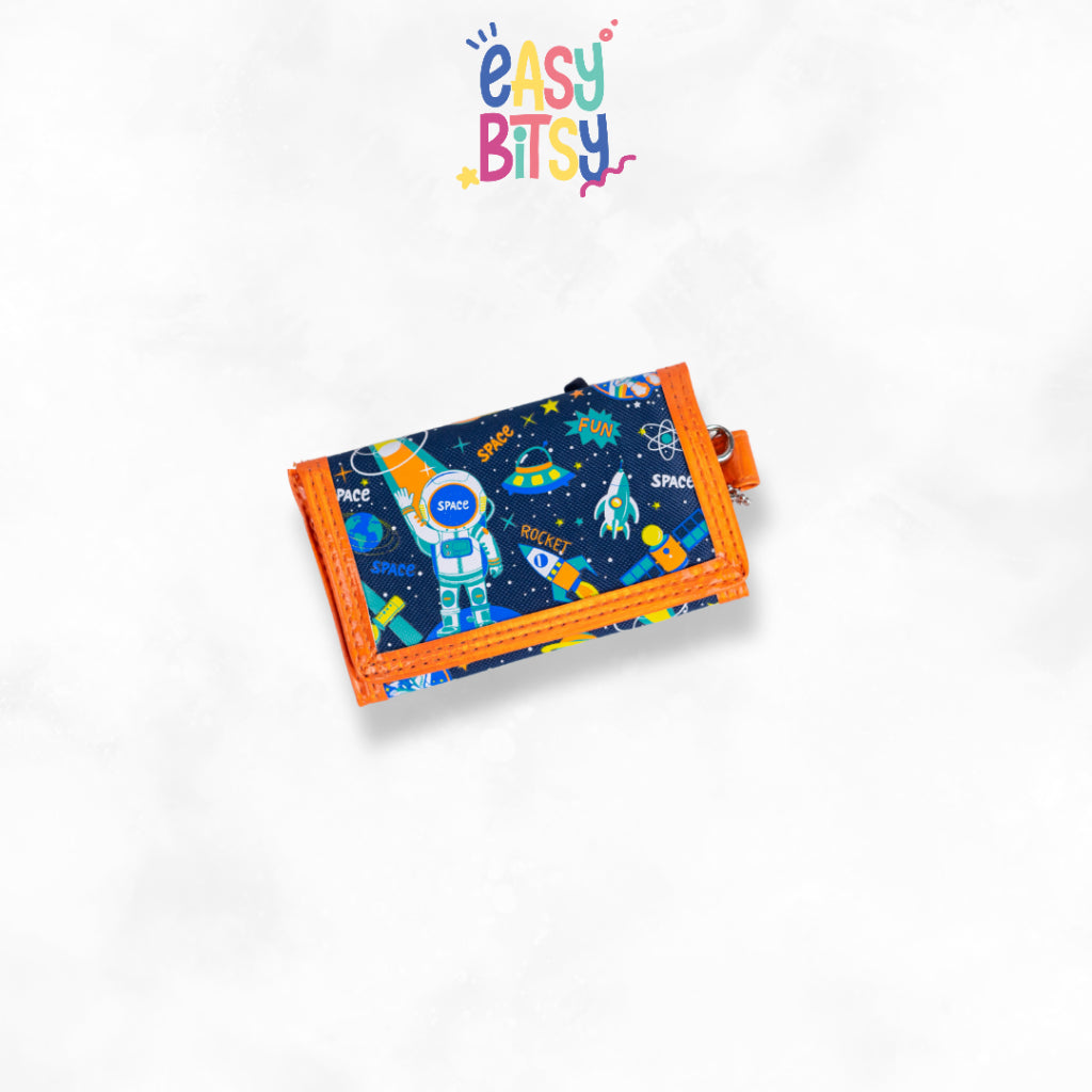 Easybitsy Dompet MIni Strap 3 Lipat NON 3D Characters Anak Laki-Laki PAUD-SD - Nino Tidak ada merek
