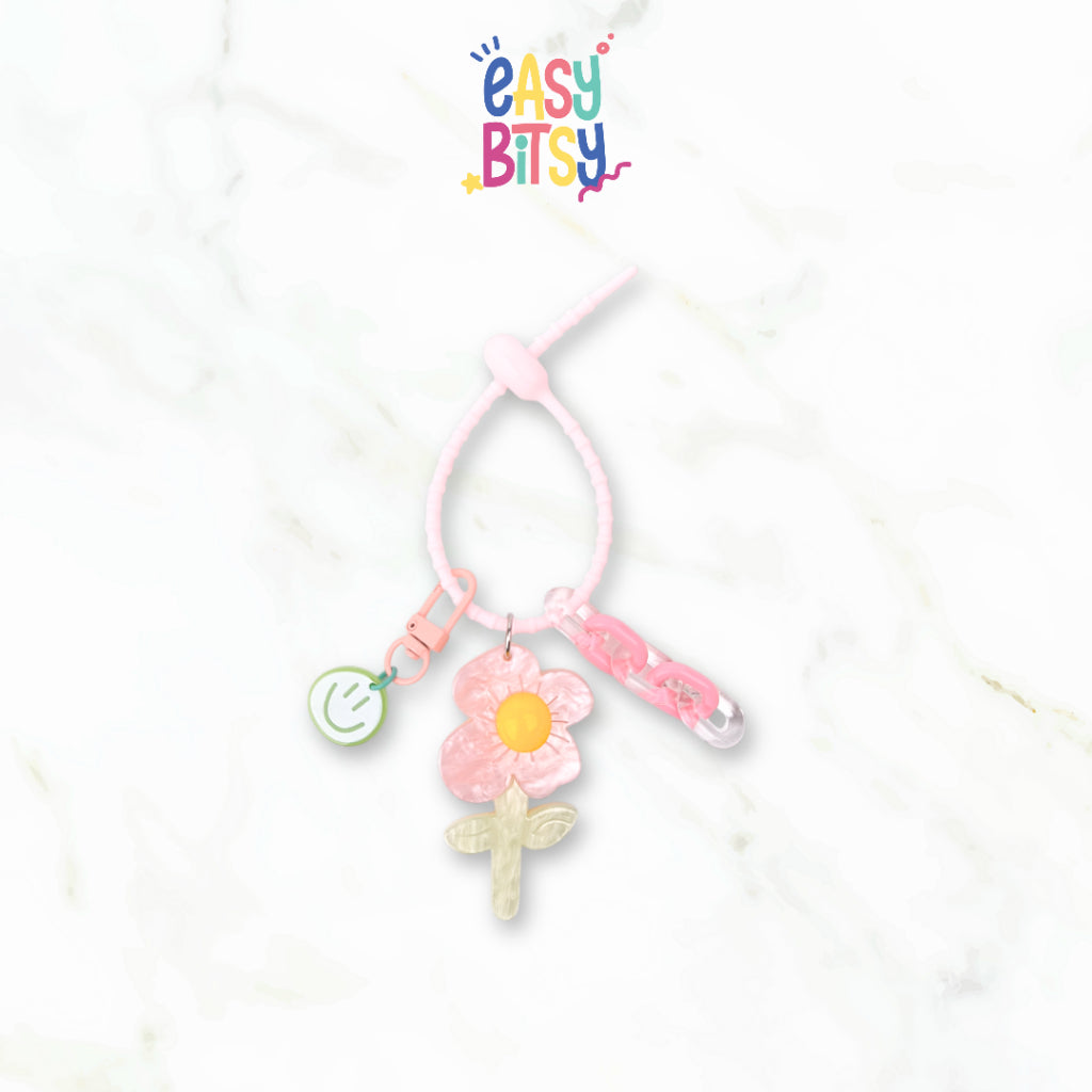 Easybitsy Gantungan Kunci Bag Charm Sun Flower Tidak ada merek