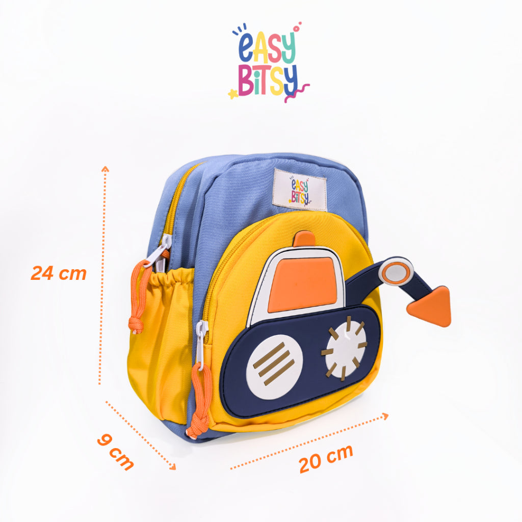 Easy Bitsy - Tas Ransel Anak Laki-laki PAUD TK - Truck Tidak ada merek