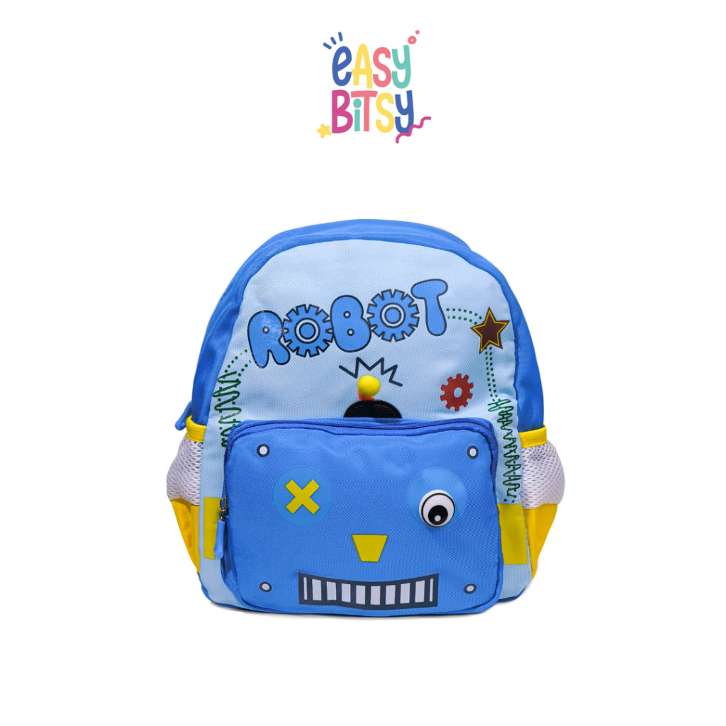 Easy Bitsy Tas Ransel Backpack Botol Minum PAUD-TK - Robot EASY BITSY