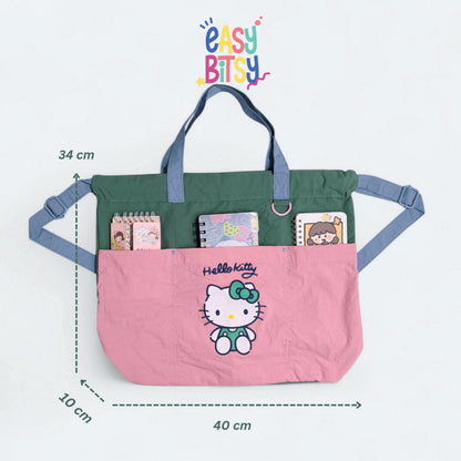 Easy Bitsy Tas Ransel Backpack Karakter Hello Kitty  Kuromi x Sanrio Series - Gyoza Tidak ada merek