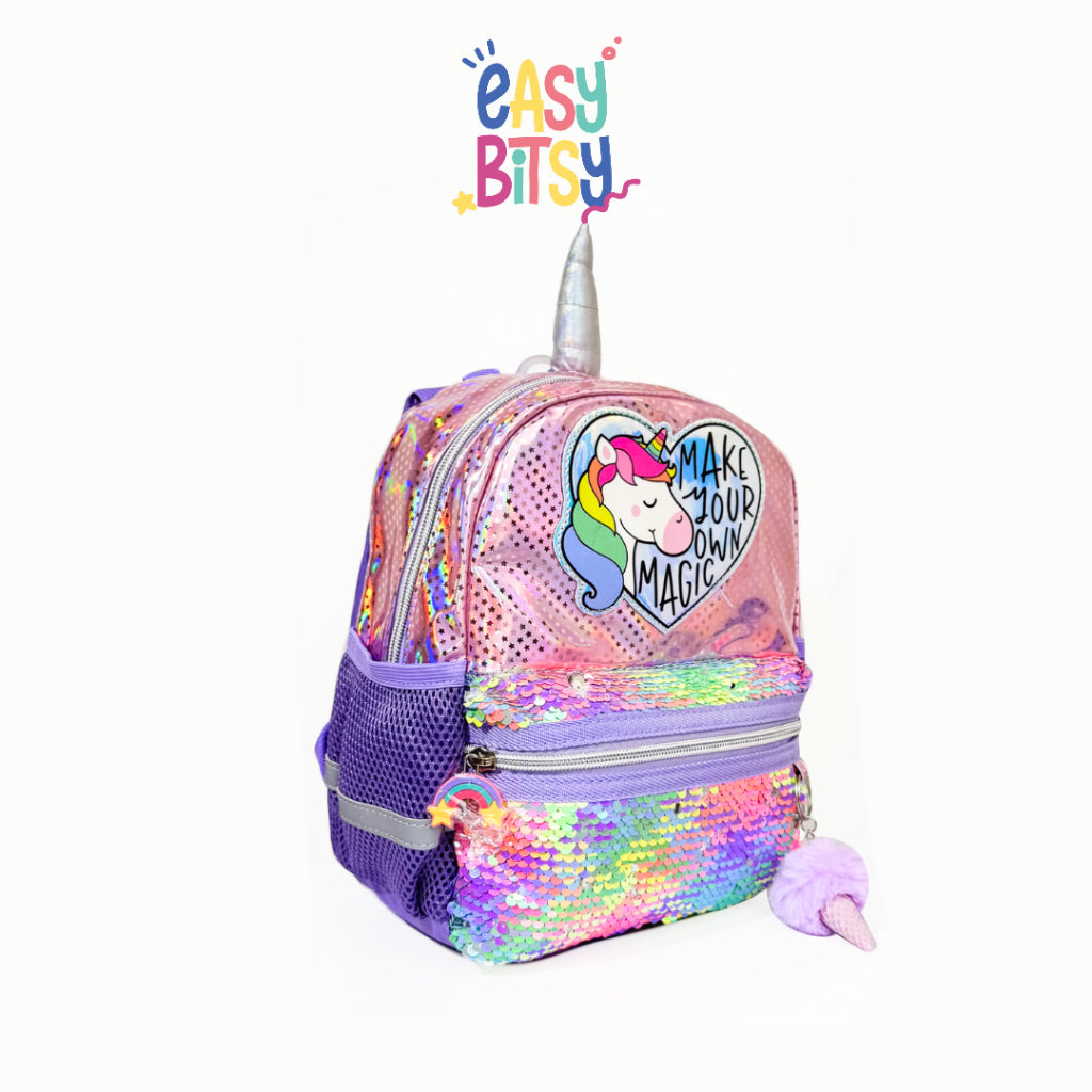 Easy Bitsy Tas Ransel Backpack PAUD-SD Anak Perempuan Unicorn – Vista Tidak ada merek