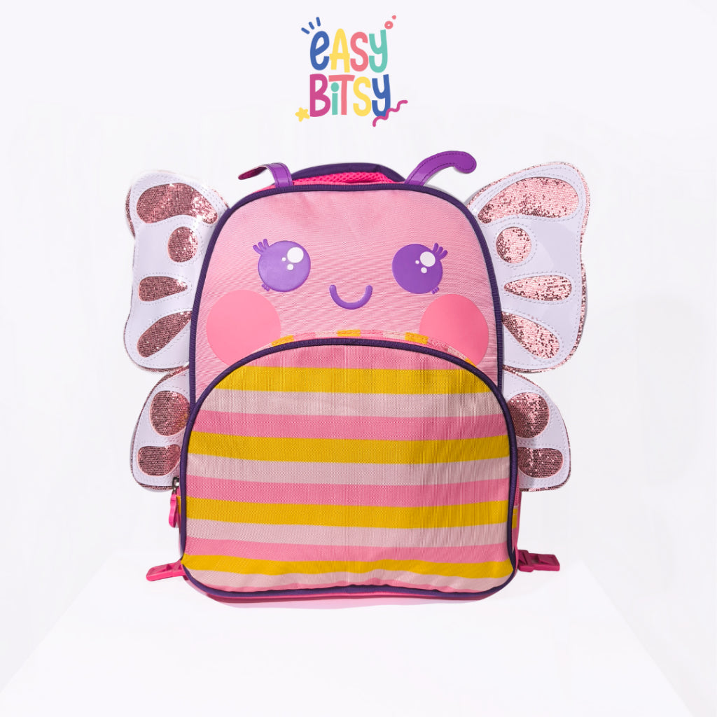 Easy Bits Tas Ransel Backpack SD Anak Laki-Laki Perempuan Astronot, Butterfly - Terence Tidak ada merek