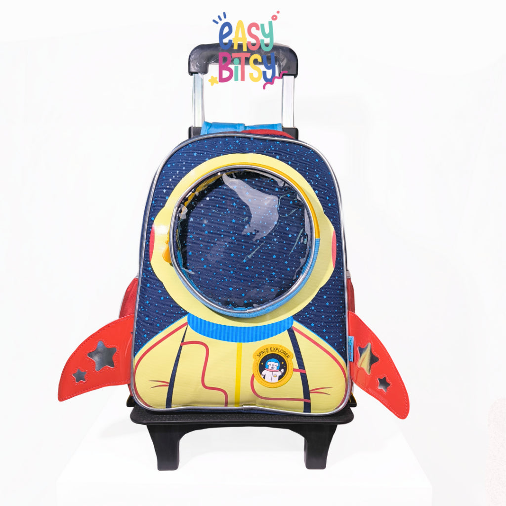 Easy Bits Tas Ransel Backpack SD Anak Laki-Laki Perempuan Astronot, Butterfly - Terence Tidak ada merek