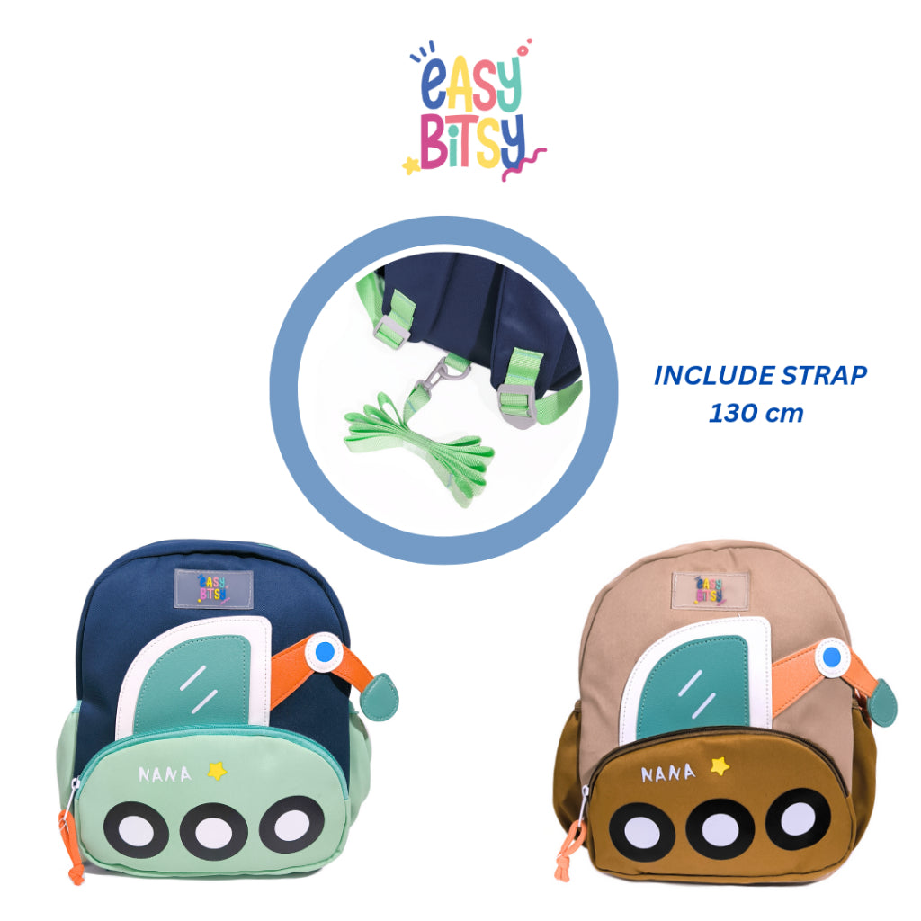 Easy Bitsy - Tas Ransel Anak Laki-laki PAUD TK - Truck Tidak ada merek