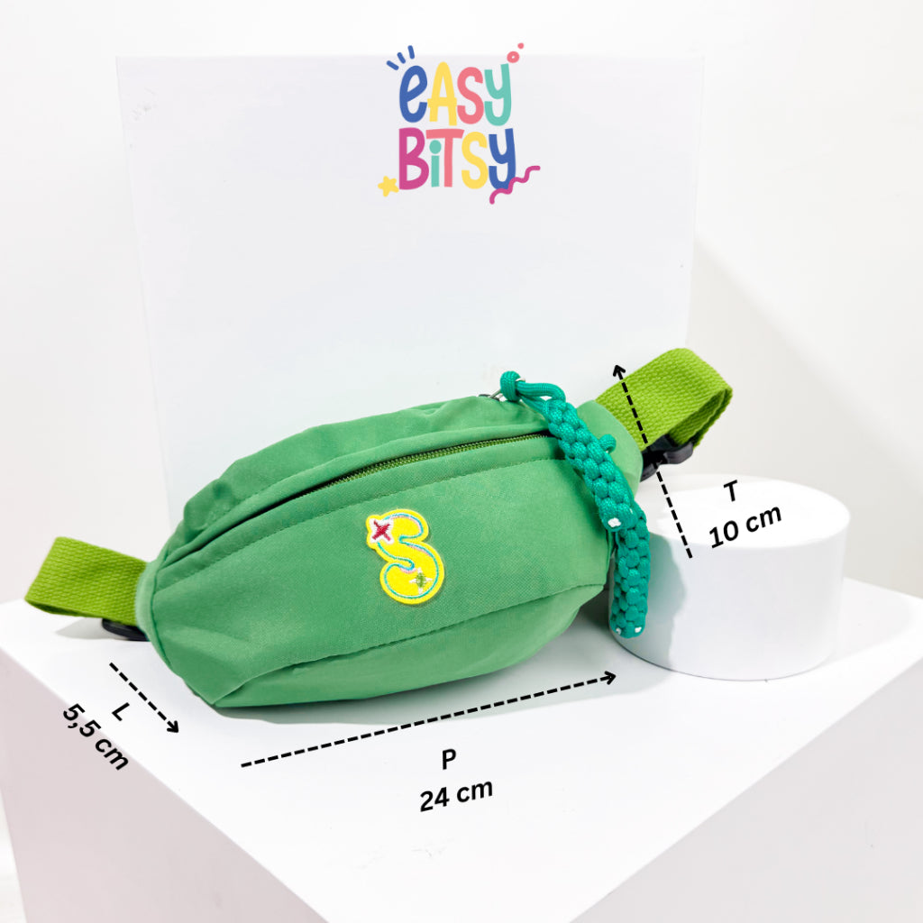 Easy Bitsy Waistbag Tas Pinggang Anak - Fancy Tidak ada merek