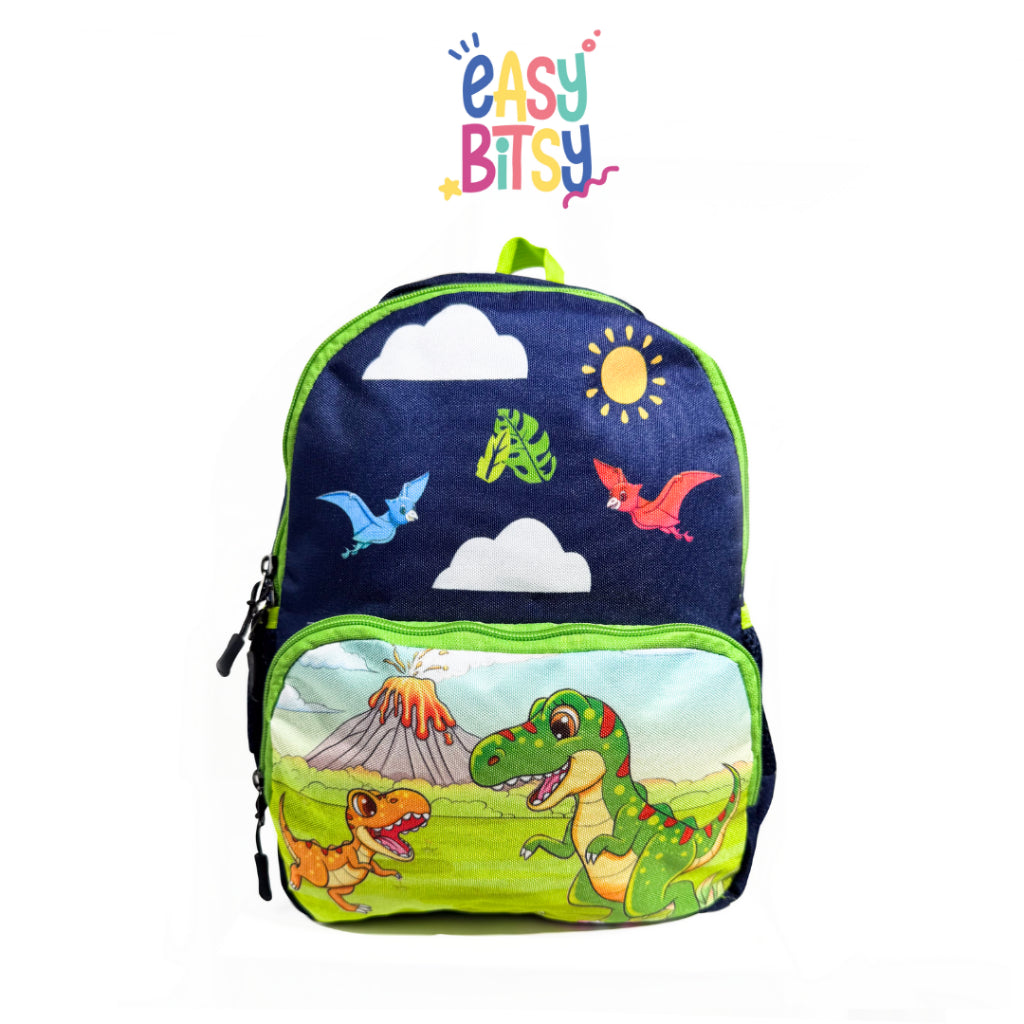 Easy Bitsy Tas Ransel Backpack PAUD-TK Anak Laki-Laki Dino, Astronot - Bibu Tidak ada merek
