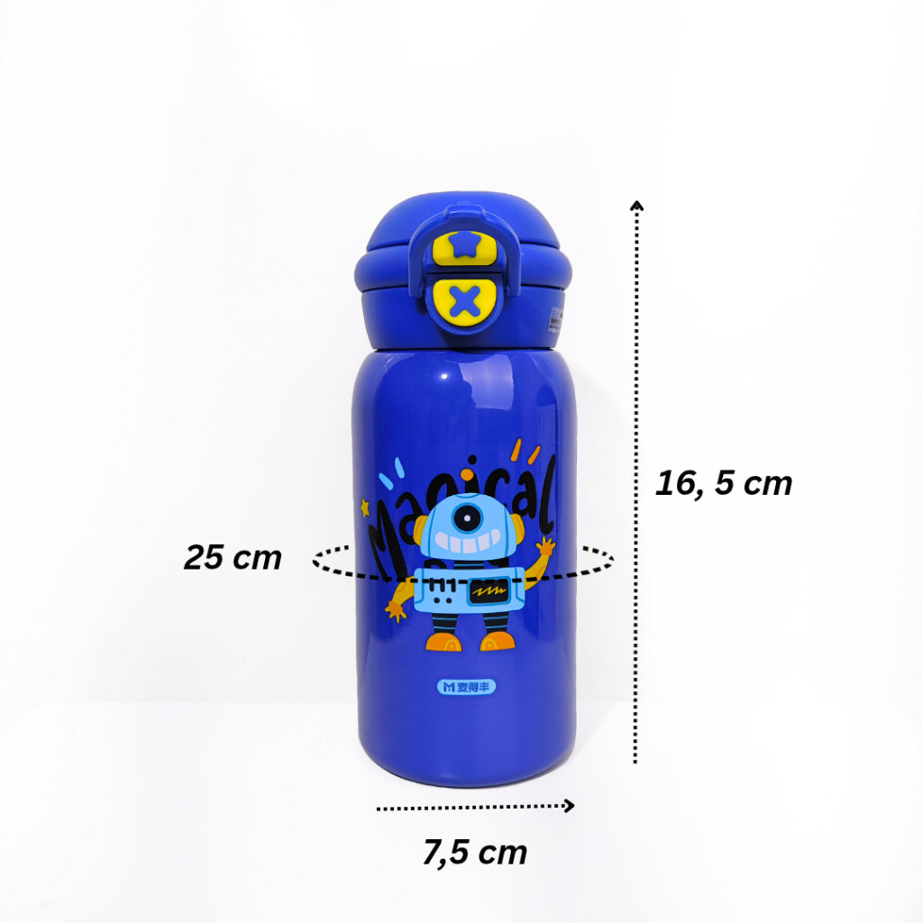 Easy Bitsy - Lego Tumbler Straw Colorful Tahan Panas dan Dingin 350-530ML/12-18OZ - Stainless Steel Bottle with Flip Lid Nobrand