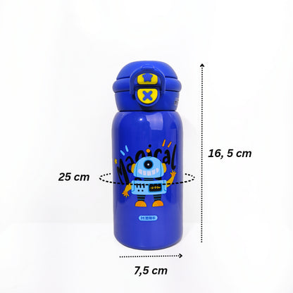 Easy Bitsy - Lego Tumbler Straw Colorful Tahan Panas dan Dingin 350-530ML/12-18OZ - Stainless Steel Bottle with Flip Lid Nobrand