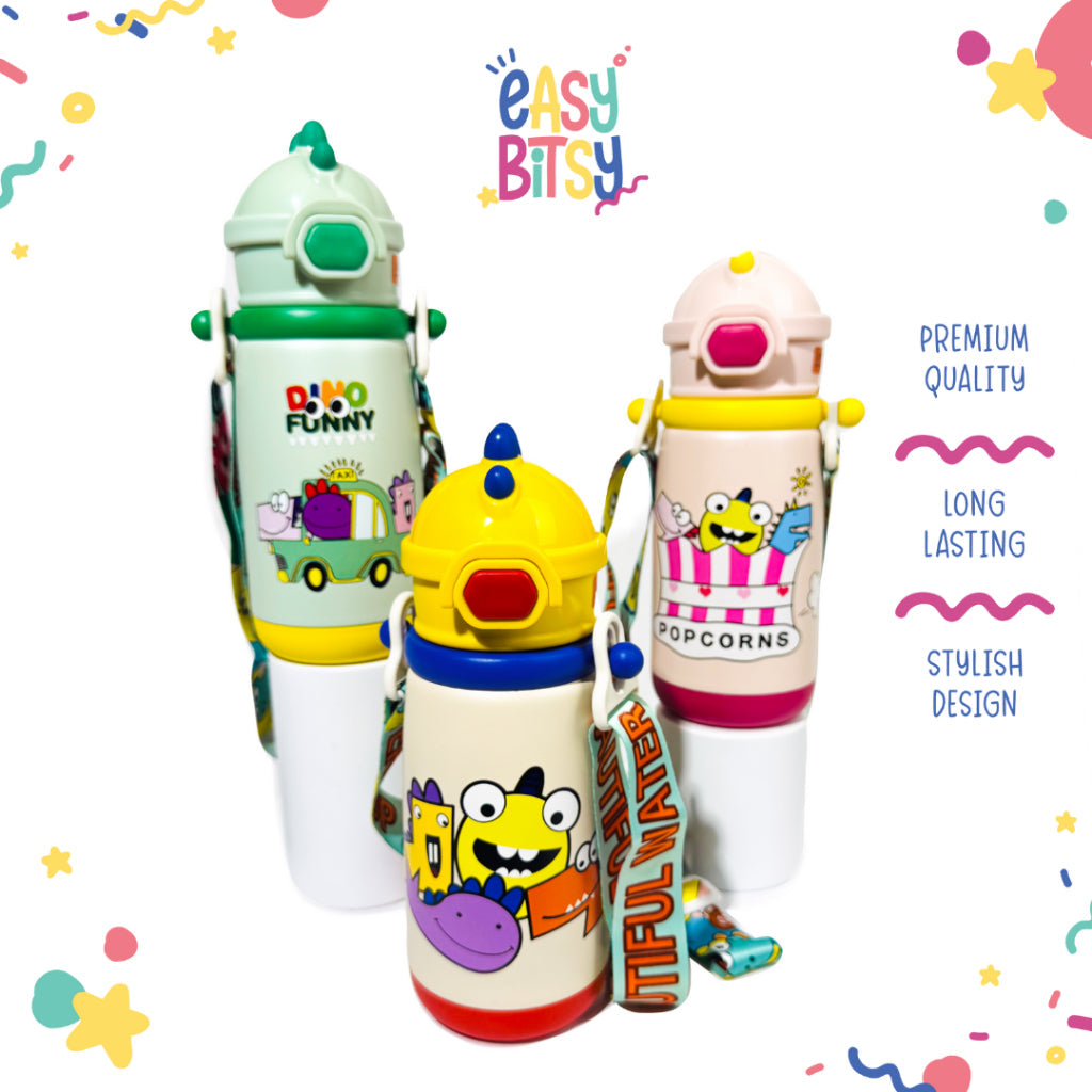 Easy Bitsy Thermos Cup Anak Tyrannosaurus Rex 500ML | Stainless Steel 316 - Rex EASY BITSY
