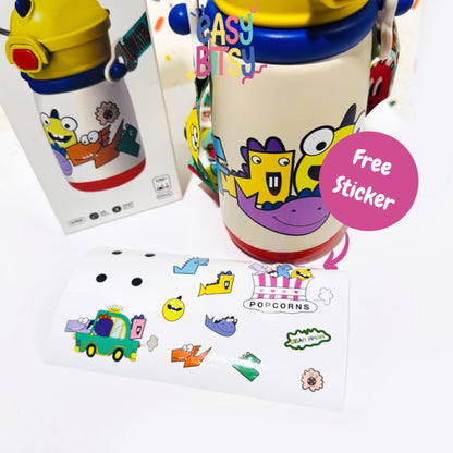 Easy Bitsy Thermos Cup Anak Tyrannosaurus Rex 500ML | Stainless Steel 316 - Rex EASY BITSY