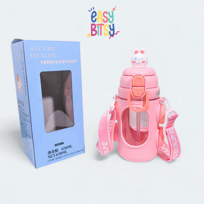 Easy Bitsy Botol Minum Water Bottle 650ML Pretty x Cup Tidak ada merek