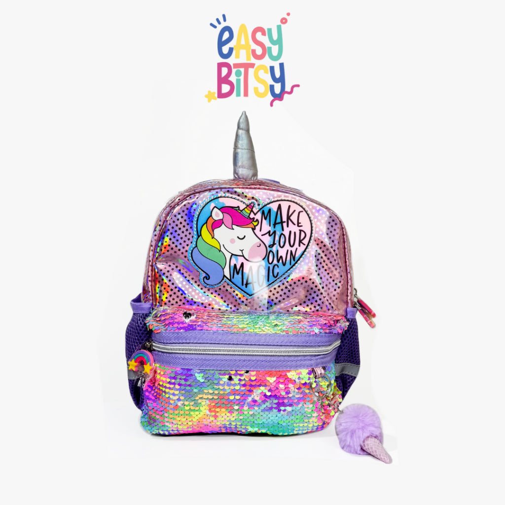 Easy Bitsy Tas Ransel Backpack PAUD-SD Anak Perempuan Unicorn – Vista Tidak ada merek